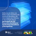 Editores do SEDIT do Instituto Brasileiro de Informação em Ciência e Tecnologia participam de um encontro em Cuba