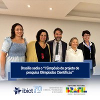 O diretor do Ibict participou da abertura do “I Simpósio do projeto de pesquisa Olimpíadas Científicas”, sediado em Brasília (DF).