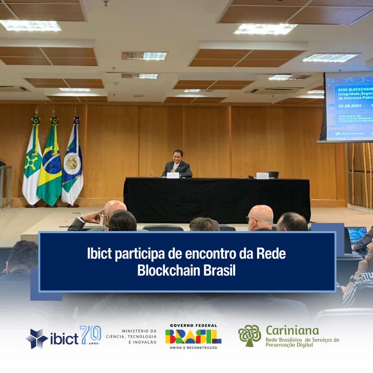 IMG - Ibict participa de encontro da Rede Blockchain Brasil