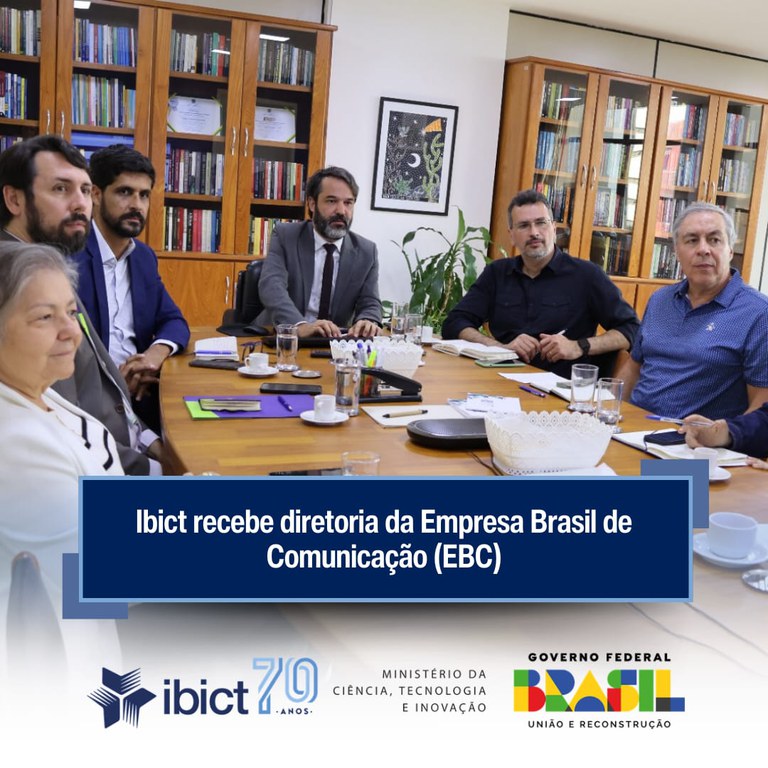 Ibict recebe diretoria da Empresa Brasil de Comunicação (EBC)