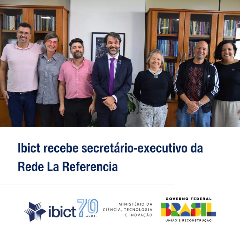 Ibict recebe secretário-executivo da Rede LA Referencia para discutir o identificador persistente 'dARK'