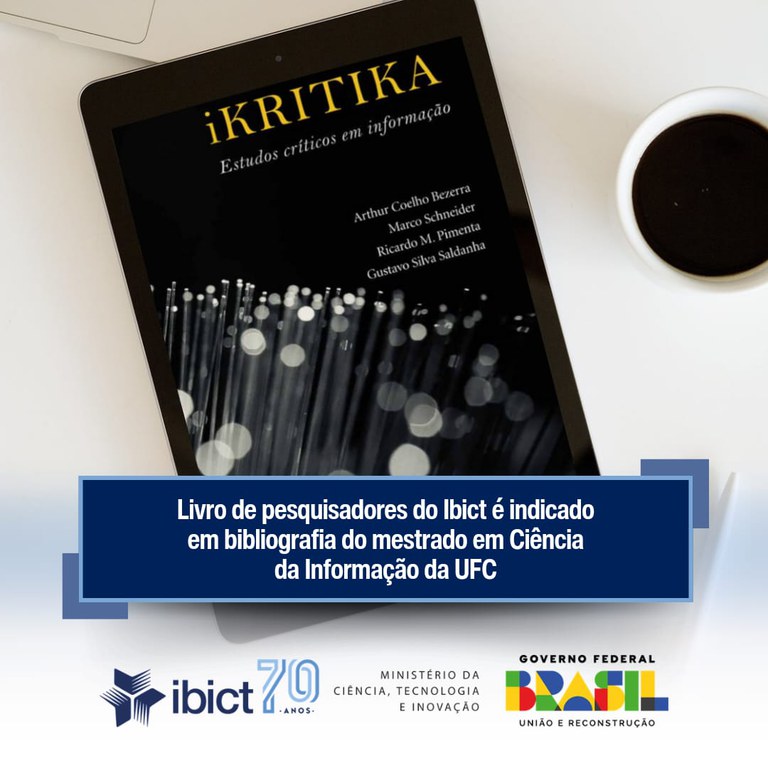 IMG-Livro de pesquisadores do Ibict é indicado em bibliografia do mestrado em Ciência da Informação da UFC