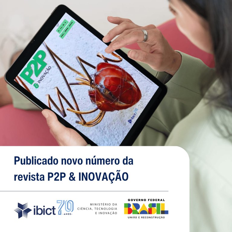 Publicado novo número da revista P2P & INOVAÇÃO