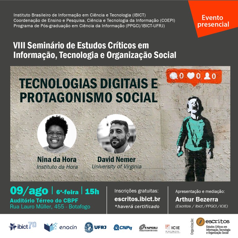 VIII Seminário Escritos está com as inscrições abertas