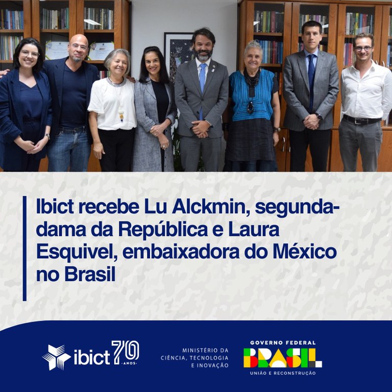 Ibict recebe a visita de Lu Alckmin e de Laura Esquivel