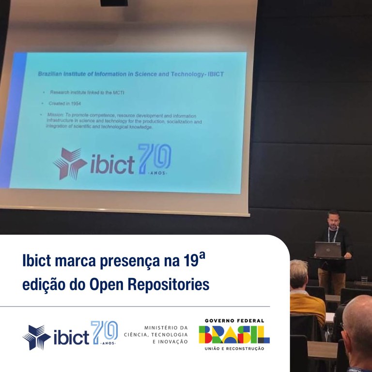 IMG -  Ibict marca presença na 19ª edição do Open Repositories