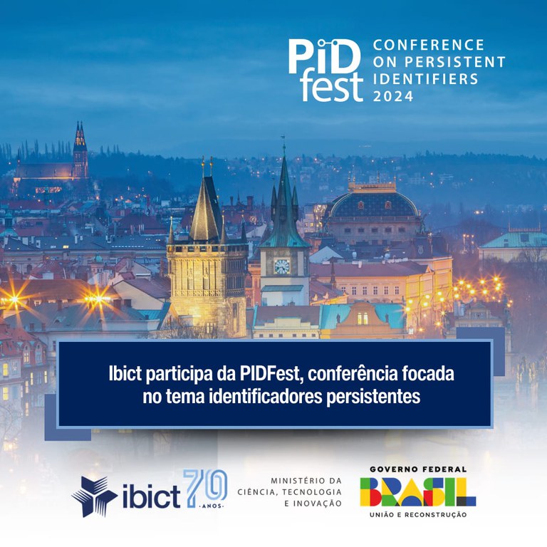 IMG - Ibict participa da PIDFest, conferência focada no tema identificadores persistentes