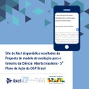 IMG -  Site disponibiliza resultados da Proposta de modelo de avaliação para o fomento da Ciência Aberta brasileira - 5º Plano de Ação da OGP Brasil