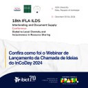 IMG -  18ª Conferência IFLA ILDS (Empréstimo entre Bibliotecas e Entrega de Documentos) será realizada em dezembro