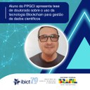 Aluno do PPGCI apresenta tese de doutorado sobre o uso da tecnologia Blockchain para gestão de dados científicos