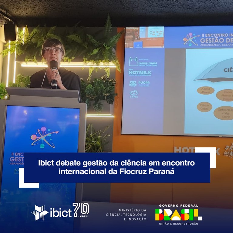IMG - Ibict debate gestão da ciência em encontro internacional da Fiocruz Paraná