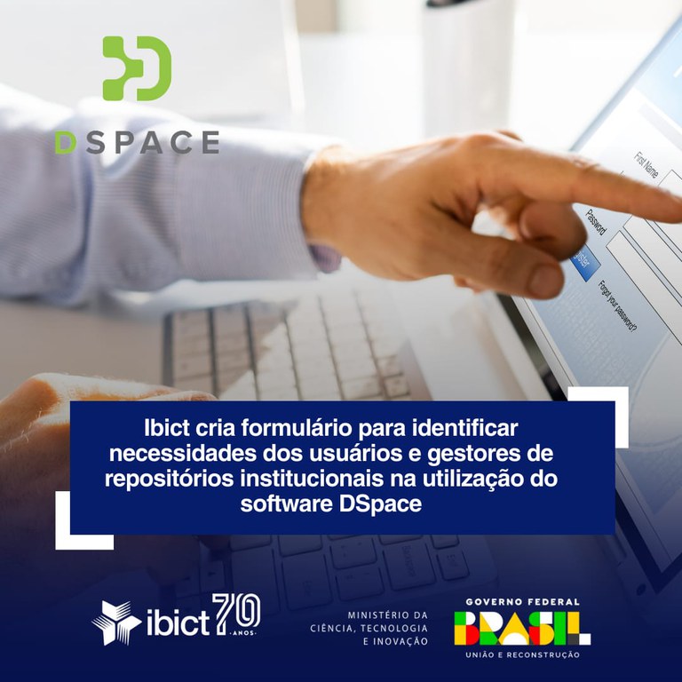 IMG - Ibict cria formulário para identificar necessidades dos usuários e gestores de repositórios institucionais na utilização do software Dspace