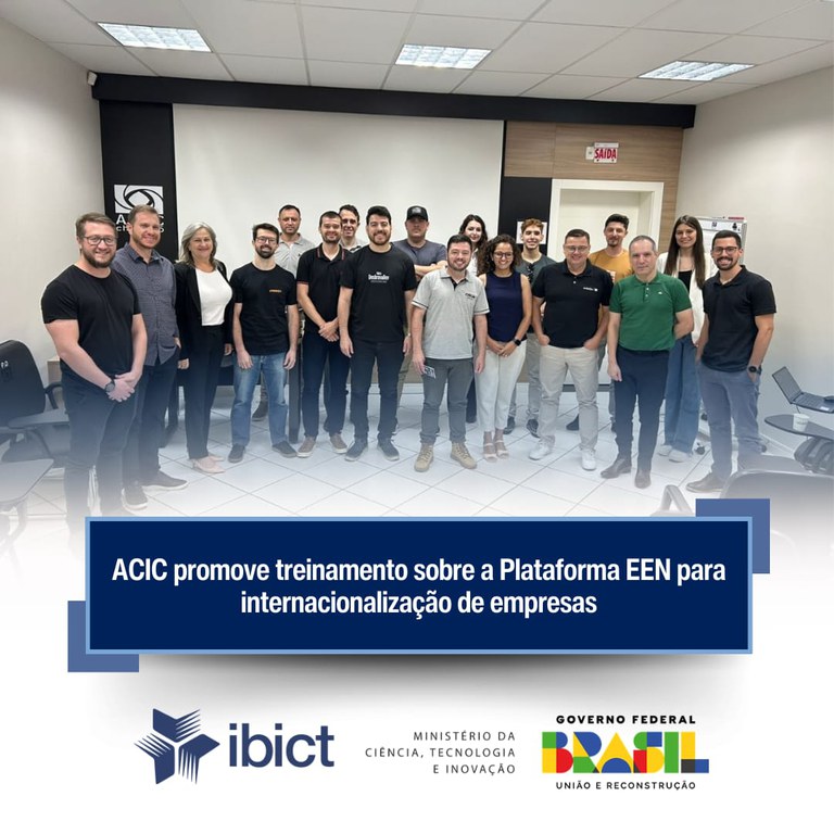 ACIC promove treinamento sobre a Plataforma EEN para internacionalização de empresas