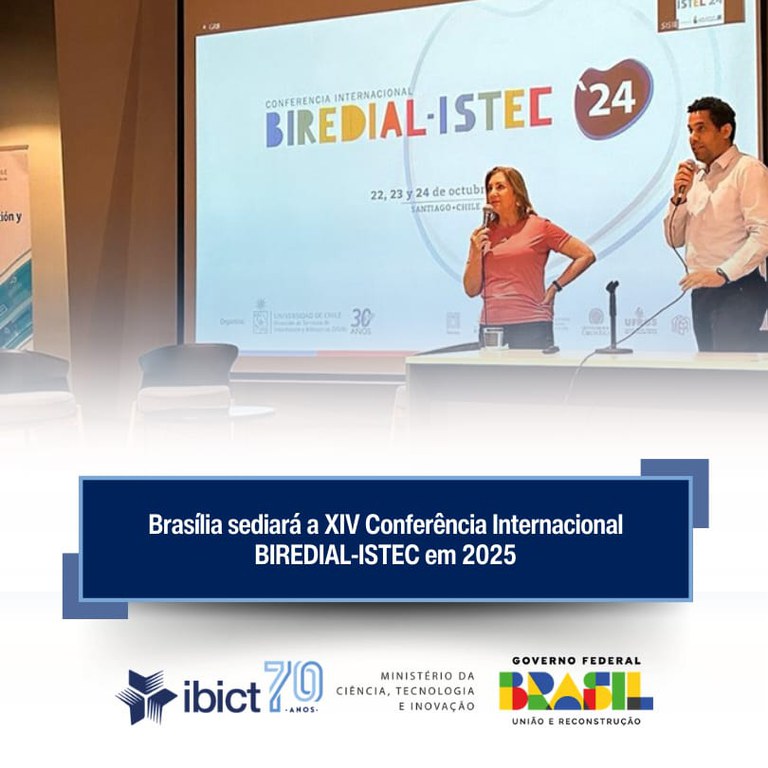 Brasília sediará a XIV Conferência Internacional BIREDIAL-ISTEC em 2025