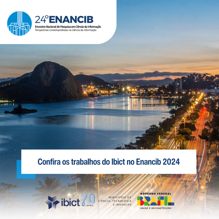 IMG - Confira os trabalhos do Ibict no Enancib 2024