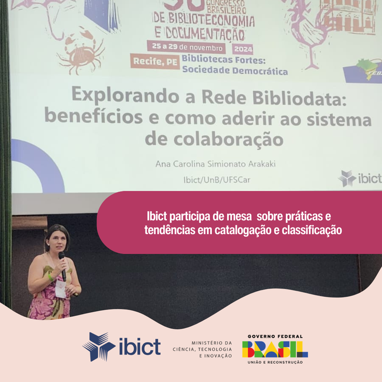 IMG - Ibict participa de mesa sobre práticas e tendências em catalogação e classificação