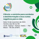 IMG - Ibict promove mesa no G20 Social sobre ciência e desinformação