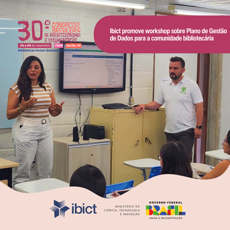 IMG- Ibict promove workshop sobre Plano de Gestão de Dados para a comunidade bibliotecária