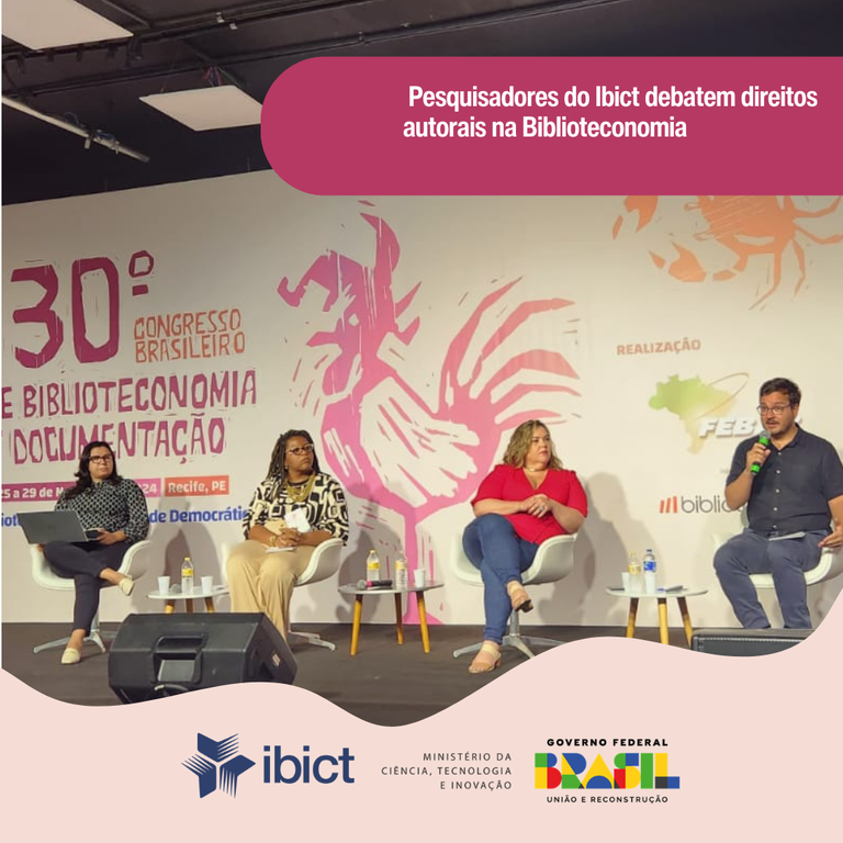 IMG - Pesquisadores do Ibict debatem direitos autorais na Biblioteconomia