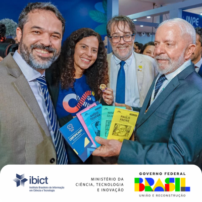 Presidente Lula visita estande do Ibict na 21ª SNCT