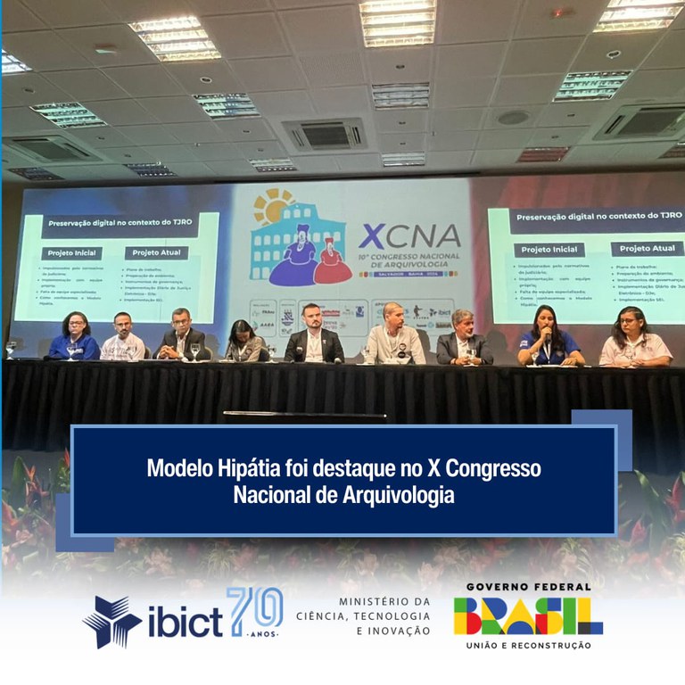 Modelo Hipátia foi destaque no X Congresso Nacional de Arquivologia