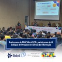 Professores do PPGCI-Ibict/UFRJ participaram do XI Colóquio de Pesquisa em Ciência da Informação