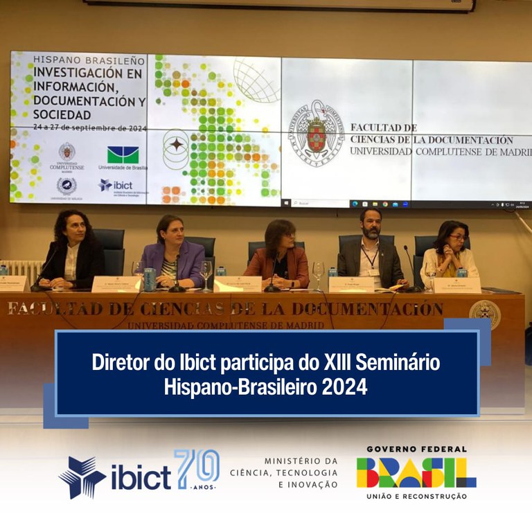 Diretor do Ibict participa do XIII Seminário Hispano-Brasileiro 2024