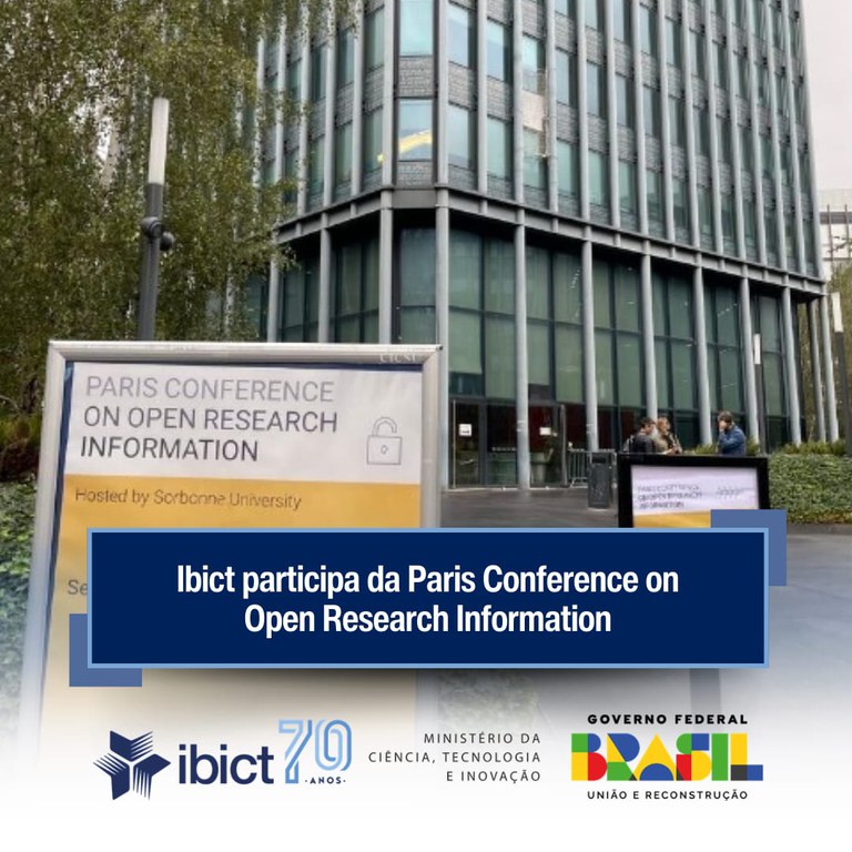 IMG - Ibict participa da Paris Conference on Open Research Information