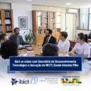 Ibict se reúne com Secretário de Desenvolvimento Tecnológico e Inovação do MCTI, Daniel Almeida Filho