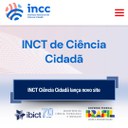 IMG -  INCT Ciência Cidadã lança novo site