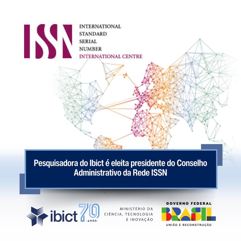 IMG - Pesquisadora do Ibict é eleita presidente do Conselho Administrativo da Rede ISSN