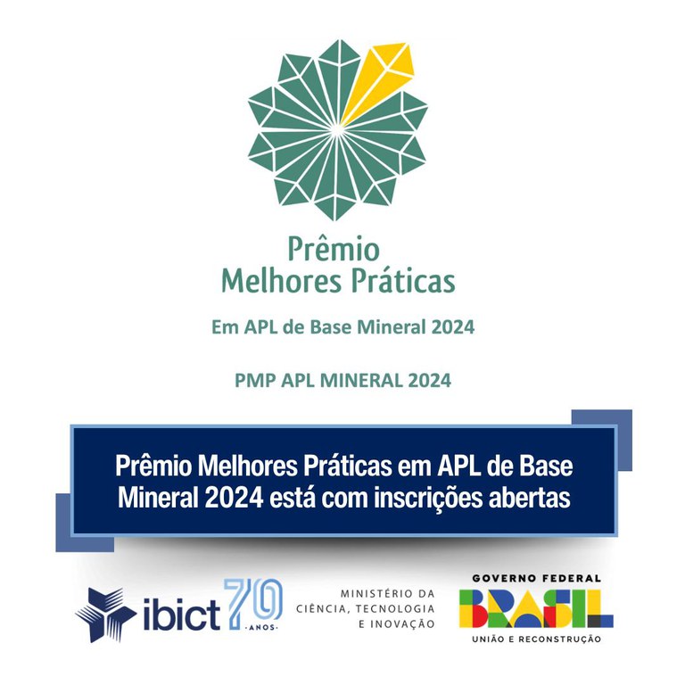 Prêmio Melhores Práticas em APL de Base Mineral 2024 está com inscrições abertas