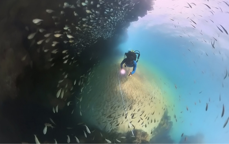 Brasil tem os primeiros registros de cavernas submarinas do país