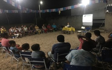 1ª Oficina de Monitores Comunitários na Ilha do Gato, Município de Humberto de Campos-MA