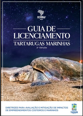 Capa do Guia de Licenciamento - Tartarugas Marinhas 2a Edição (2023)