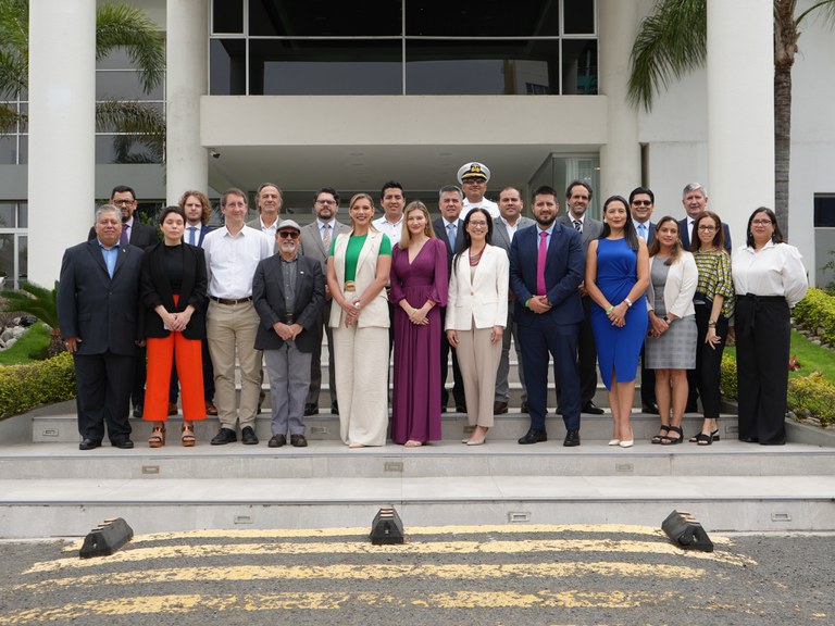 Coordenador do Centro TAMAR ICMBio, Joca Thomé, na COP11, da IAC, em Manta Equador (junho/2024)