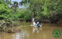 Expedição monitora teor de mercúrio na água em quatro unidades de conservação em Roraima
