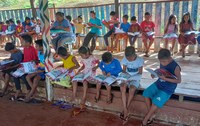 Instituto Chico Mendes participa de ação de educação ambiental sobre fogo e queimadas nas Terras Indígenas do Oiapoque