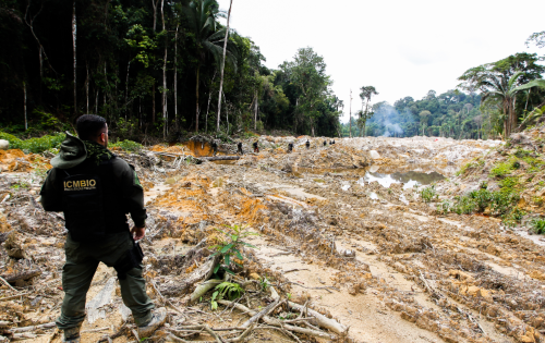 Fiscal combate garimpo ilegal na Amazônia