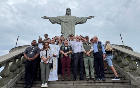 Autoridades no Cristo Redentor - Foto: Marcus Vinicius 