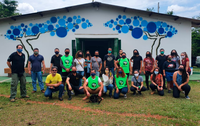 Voluntários realizam atividades de sinalização nos Caminhos do Planalto Central