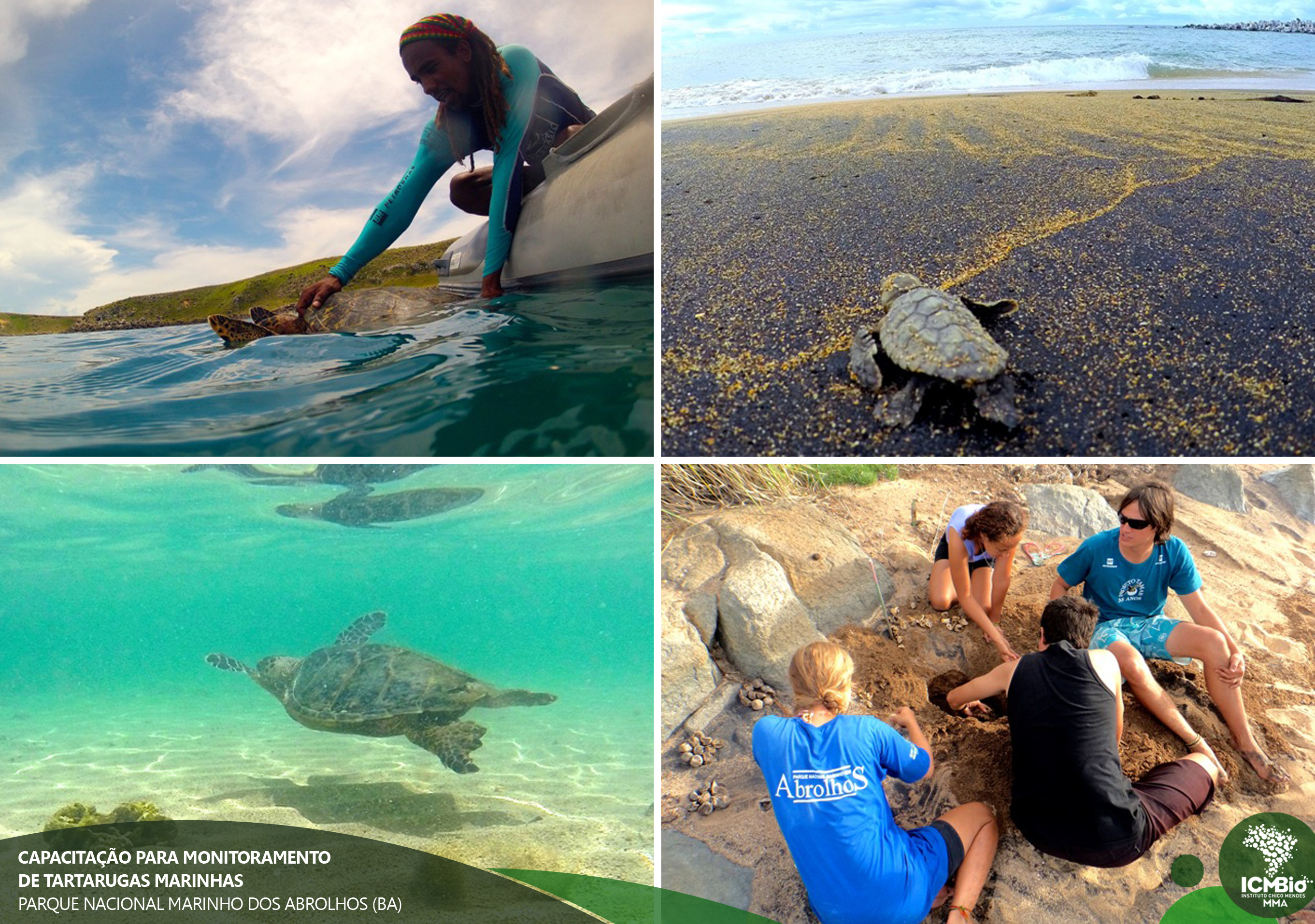 © Todos os direitos reservados. Fotos: Acervo Parna Marinho dos Abrolhos