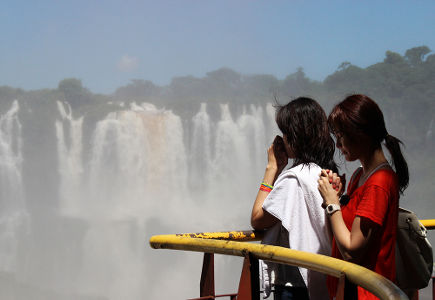 orientais no iguaçu