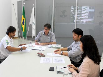 reunião com jica