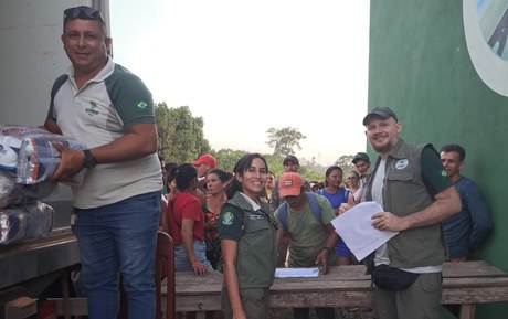 Instituto Chico Mendes realiza ação para garantir segurança alimentar de famílias afetadas pela seca na Amazônia