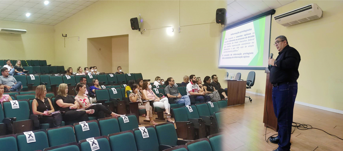 Auditor da CGU ministra palestra para servidores e colaboradores do IEC e do CENP