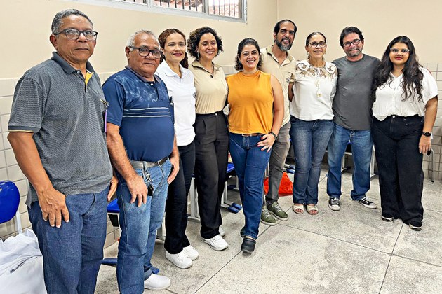 Equipe do IEC e do CENP que participou da ação