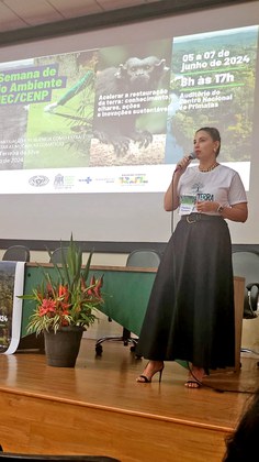 Secretária Municipal de Meio Ambiente (SEMMA), Cristiane Ferreira da Silva