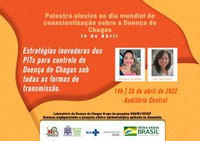 Palestra no IEC marca programação alusiva ao Dia Mundial de Conscientização sobre a Doença de Chagas