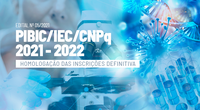 PIBIC/IEC homologa inscrições definitivas no edital nº 01 – 2021/2022